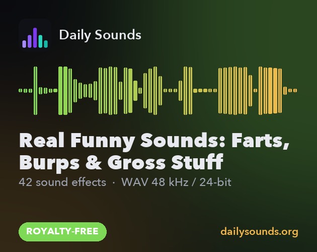 Real Funny Sounds: Farts, Burps & Gross Stuff cover